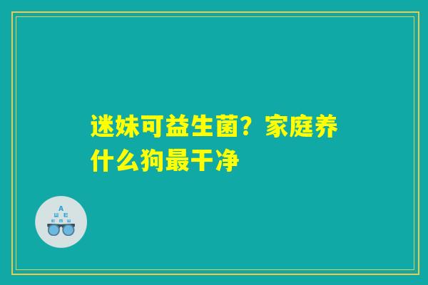 迷妹可益生菌?家庭养什么狗干净 迷妹可益生菌?家庭养什么狗干净