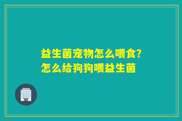 详细阅读:益生菌宠物怎么喂食?怎么给狗狗喂益生菌 益生菌宠物怎么喂食?怎么给狗狗喂益生菌