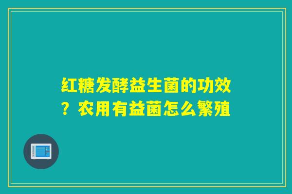 详细阅读:红糖发酵益生菌的功效?农用有益菌怎么繁殖 红糖发酵益生菌的功效?农用有益菌怎么繁殖