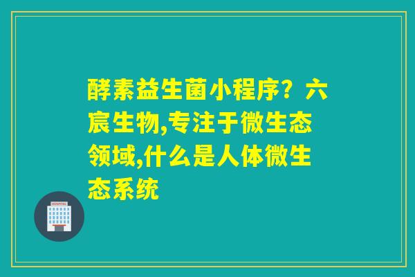 酵素益生菌小程序?六宸生物,专注于微生态领域,什么是人体微生态系统 酵素益生菌小程序?六宸生物,专注于微生态领域,什么是人体微生态系统