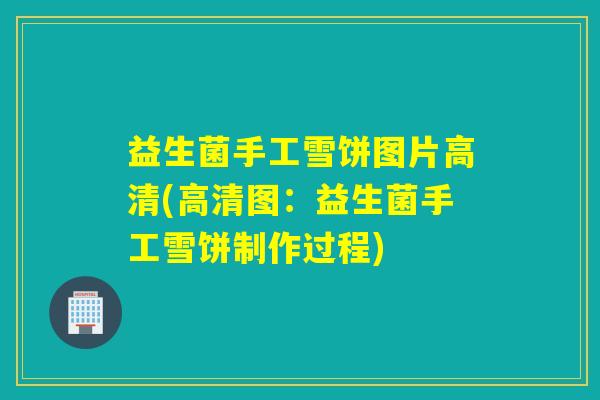 益生菌手工雪饼图片高清(高清图:益生菌手工雪饼制作过程) 益生菌手工雪饼图片高清(高清图:益生菌手工雪饼制作过程)