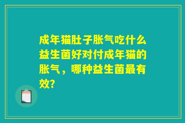 成年猫肚子吃什么益生菌好对付成年猫的,哪种益生菌有效? 成年猫肚子吃什么益生菌好对付成年猫的,哪种益生菌有效?