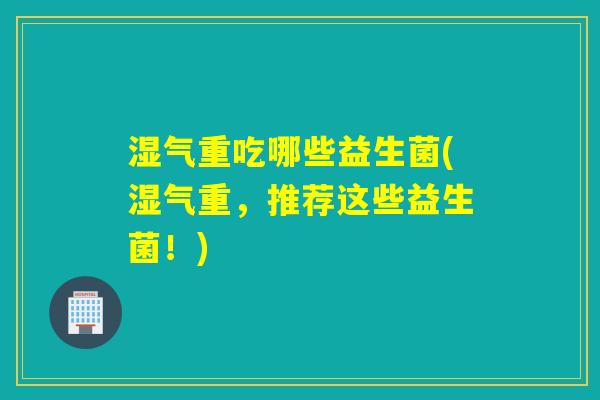 湿气重吃哪些益生菌(湿气重，推荐这些益生菌！)
