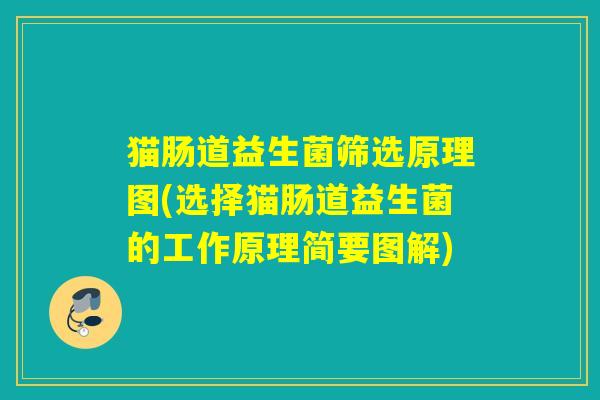 猫肠道益生菌筛选原理图(选择猫肠道益生菌的工作原理简要图解)
