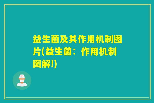 益生菌及其作用机制图片(益生菌：作用机制图解!)