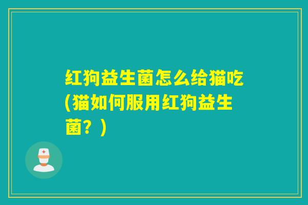 红狗益生菌怎么给猫吃(猫如何服用红狗益生菌？)