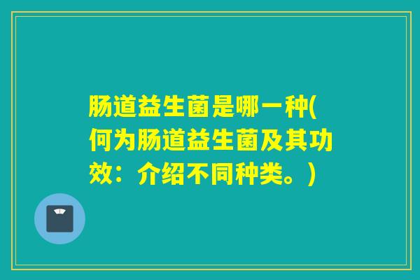 肠道益生菌是哪一种(何为肠道益生菌及其功效:介绍不同种类。) 肠道益生菌是哪一种(何为肠道益生菌及其功效:介绍不同种类。)