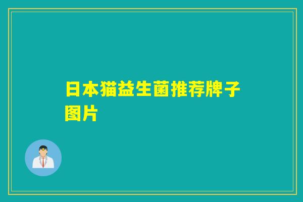 日本猫益生菌推荐牌子图片
