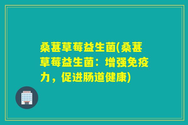 桑葚草莓益生菌(桑葚草莓益生菌：增强免疫力，促进肠道健康)