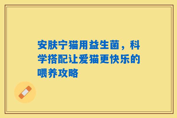 安肤宁猫用益生菌,科学搭配让爱猫更快乐的喂养攻略 安肤宁猫用益生菌,科学搭配让爱猫更快乐的喂养攻略